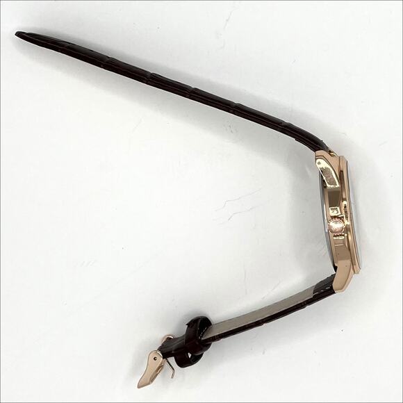 Deus Skeleton Edition Leather Band Watch in Brown - Picture 3 of 7